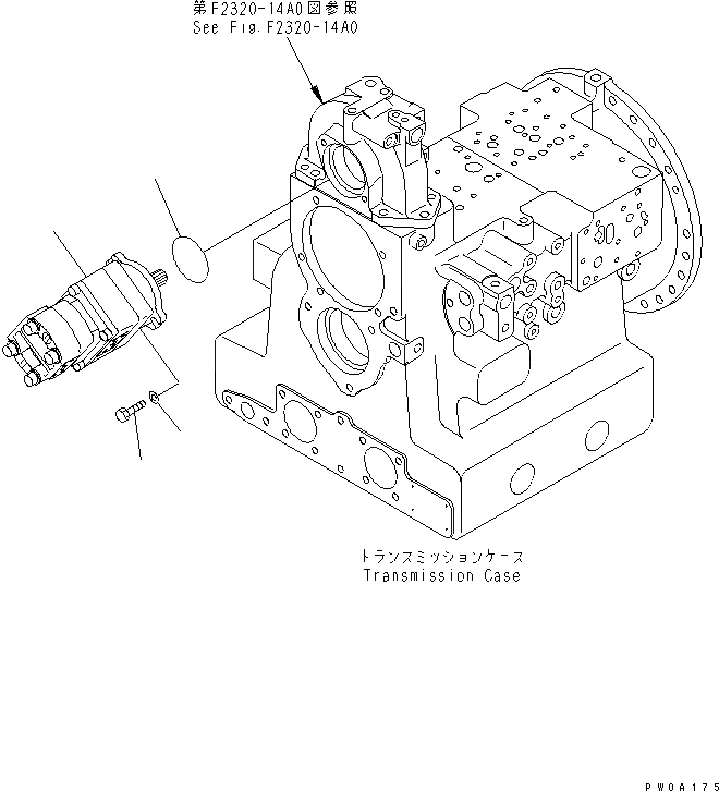 Схема запчастей Komatsu D41PF-6K - РУЛЕВ. УПРАВЛЕНИЕ МАСЛ. ЛИНИЯ (НАСОС РУЛЕВ. УПРАВЛ-Я) СИЛОВАЯ ПЕРЕДАЧА И КОНЕЧНАЯ ПЕРЕДАЧА