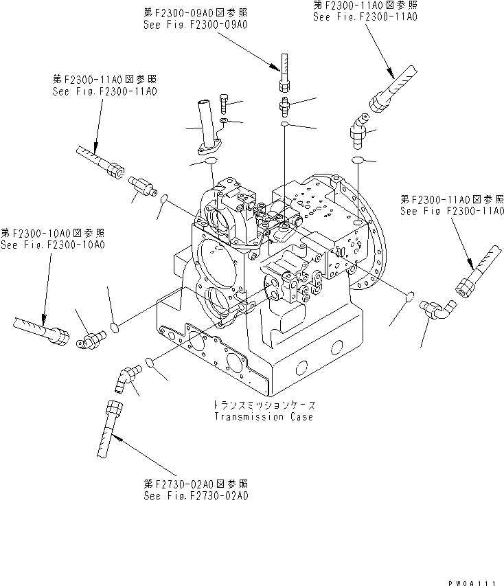 Схема запчастей Komatsu D41PF-6K-T2 - ТРАНСМИССИЯ (НАПОЛНИТЕЛЬ И ТРУБЫ) СИЛОВАЯ ПЕРЕДАЧА И КОНЕЧНАЯ ПЕРЕДАЧА