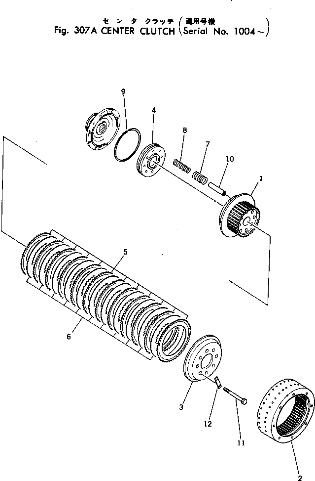 Схема запчастей Komatsu D455A-1 - ЦЕНТР. МУФТА(№-) СИСТЕМАУПРАВЛЕНИЯ ПОВОРОТОМ И КОНЕЧНАЯ ПЕРЕДАЧА