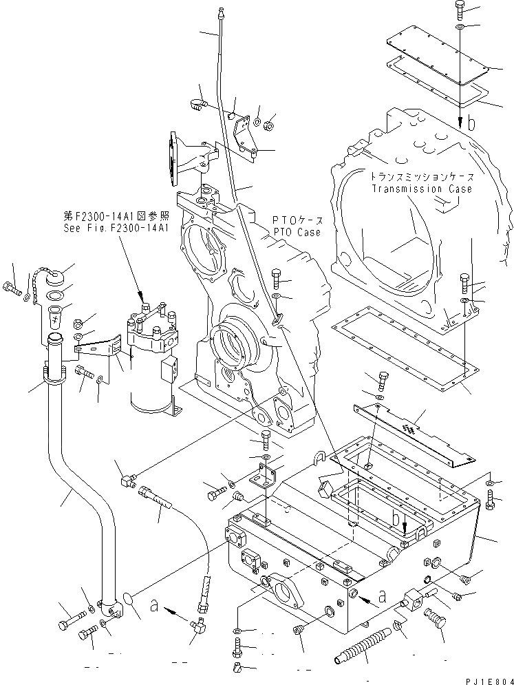 Схема запчастей Komatsu D475A-3 - ГИДРОЛИНИЯ ТРАНСМИССИИ (С ОБОГРЕВ. ПОДДОНА)(№7-) СИЛОВАЯ ПЕРЕДАЧА И КОНЕЧНАЯ ПЕРЕДАЧА