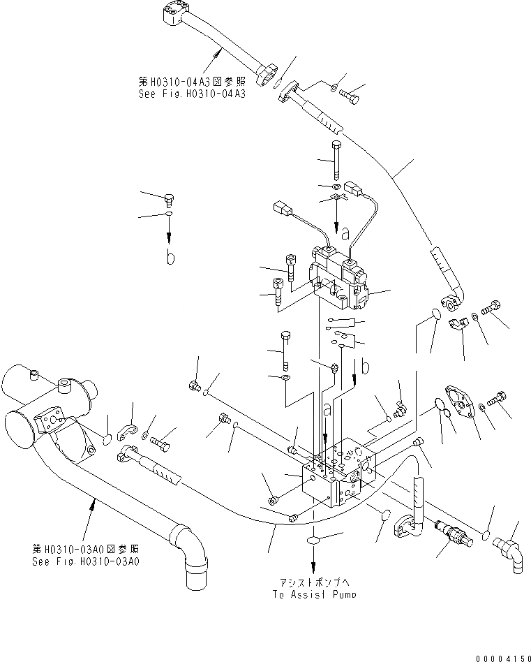 Схема запчастей Komatsu D475A-3 - ГИДР. НАСОС. ВСАСЫВАЮЩАЯ ЛИНИЯ(/) (СДВОЕНН. ДВОЙН. FAIN НАКЛОН. КОНТУР)(№7-) ГИДРАВЛИКА