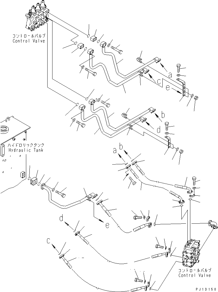 Схема запчастей Komatsu D475A-3-HD - РЫХЛИТЕЛЬ ЛИНИЯ ЧАСТИ КОРПУСА