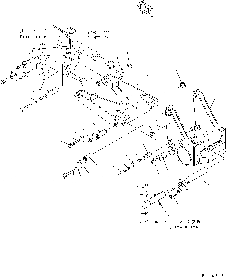 Схема запчастей Komatsu D475A-3-HD - РЫХЛИТЕЛЬ (ГИГАНТСК. РЫХЛИТ) (МАТЕРИАЛSUMOTO KOUGYOU)(№89-) РАБОЧЕЕ ОБОРУДОВАНИЕ