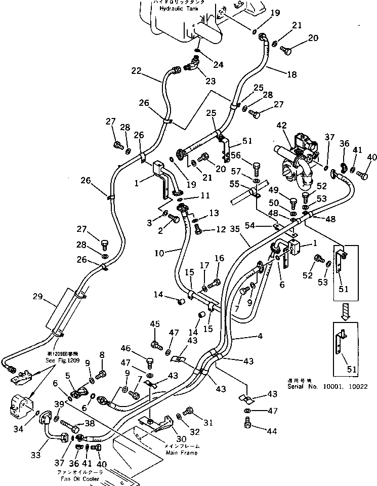 Схема запчастей Komatsu D475A-1 - ЛИНИИ МАСЛООХЛАДИТЕЛЯ (/)(№-9) КОМПОНЕНТЫ ДВИГАТЕЛЯ И ЭЛЕКТРИКА