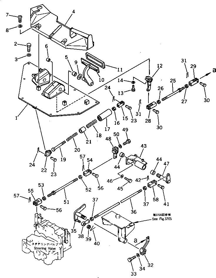 Схема запчастей Komatsu D475A-1 - ПЕДАЛЬ ТОРМОЗА СИСТЕМАУПРАВЛЕНИЯ ПОВОРОТОМ И КОНЕЧНАЯ ПЕРЕДАЧА