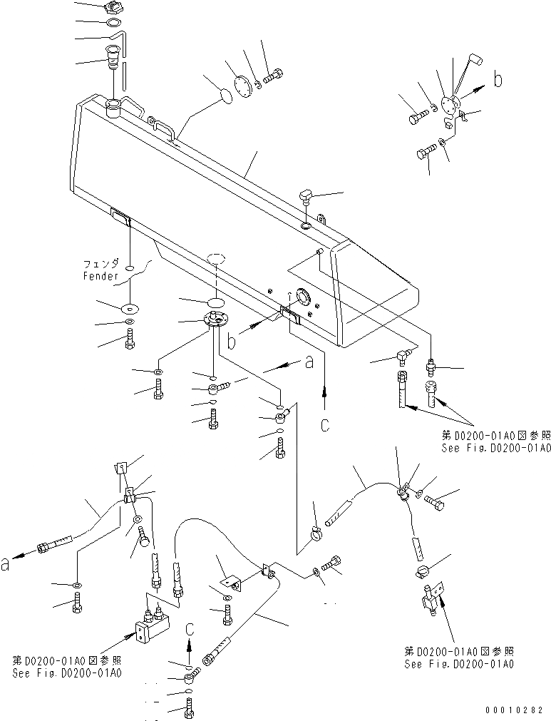 Схема запчастей Komatsu D475A-3 - ТОПЛИВН. БАК. ТОПЛИВН. БАК. AND КОМПОНЕНТЫ