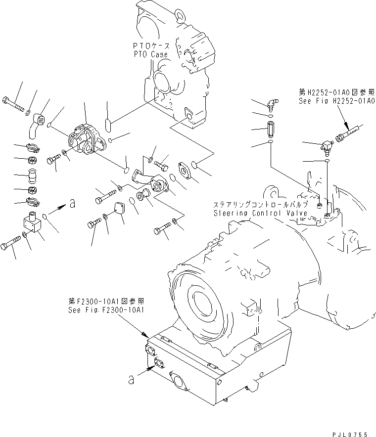 Схема запчастей Komatsu D475A-3 - ВОЗВРАТ. И СИСТЕМА ТРУБ СТОПОРН. ПАЛЬЦА СИЛОВАЯ ПЕРЕДАЧА И КОНЕЧНАЯ ПЕРЕДАЧА