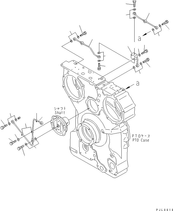 Схема запчастей Komatsu D475A-3 - МЕХ-М ОТБОРА МОЩНОСТИ (/) СИЛОВАЯ ПЕРЕДАЧА И КОНЕЧНАЯ ПЕРЕДАЧА