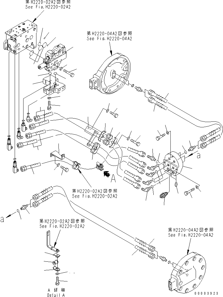 Схема запчастей Komatsu D475A-3 - ПЕРЕКОС. ОТВАЛА ЛИНИЯ (/) (ДЛЯ ДВОЙН. FAIN НАКЛОН. НАКЛОНЯЕМ. ОТВАЛ)(№7-) ГИДРАВЛИКА