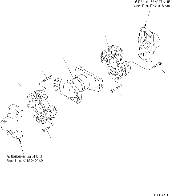 Схема запчастей Komatsu D475A-3-SC - КРЕСТОВИНА СИЛОВАЯ ПЕРЕДАЧА И КОНЕЧНАЯ ПЕРЕДАЧА