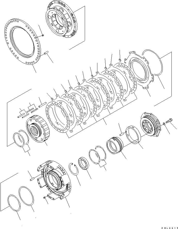 Схема запчастей Komatsu D475A-3-SC - ТРАНСМИССИЯ (/) (1 КОЖУХ) СИЛОВАЯ ПЕРЕДАЧА И КОНЕЧНАЯ ПЕРЕДАЧА