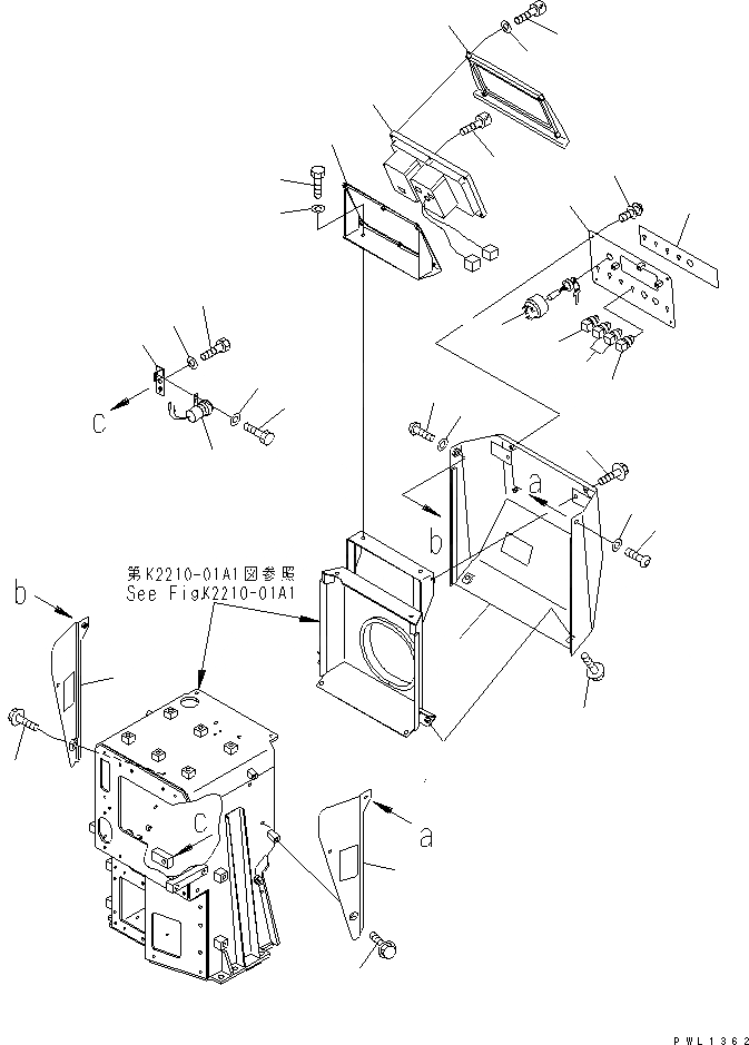Схема запчастей Komatsu D475A-3-SC - ПРИБОРНАЯ ПАНЕЛЬ (С КАБИНОЙ) (/) КАБИНА ОПЕРАТОРА И СИСТЕМА УПРАВЛЕНИЯ