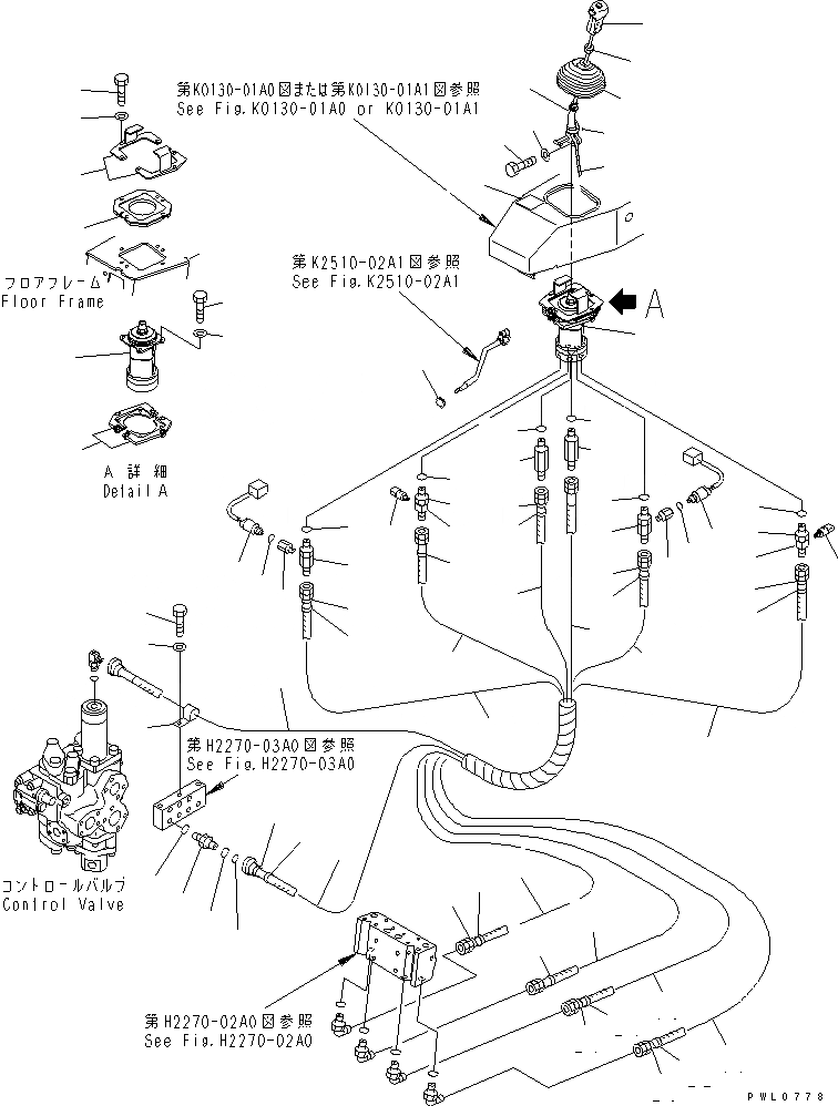 Схема запчастей Komatsu D475A-3-SC - ОТВАЛ УПРАВЛ-Е (ОТВАЛ С ДВОЙН. ПЕРЕКОСОМ) (/) КАБИНА ОПЕРАТОРА И СИСТЕМА УПРАВЛЕНИЯ