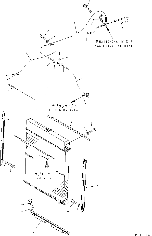 Схема запчастей Komatsu D475A-3-SC - WIND ТОРМОЗ. ЧАСТИ КОРПУСА
