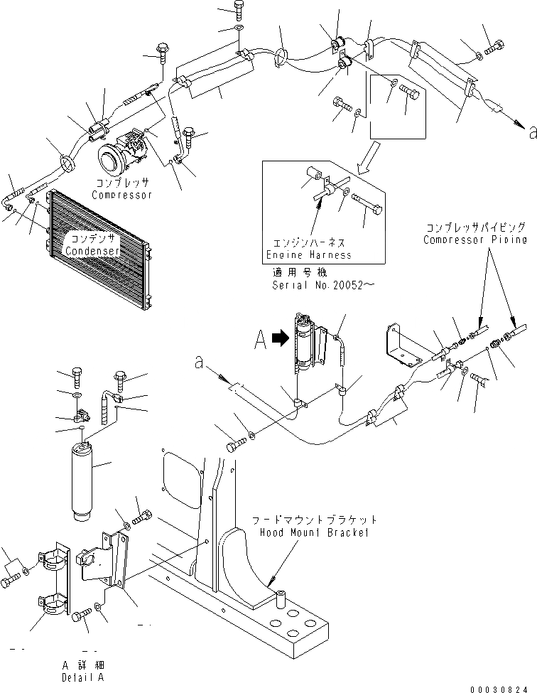 Схема запчастей Komatsu D475A-5 - (С ОБОГРЕВ-ЛЕМ) КОМПОНЕНТЫ ДВИГАТЕЛЯ