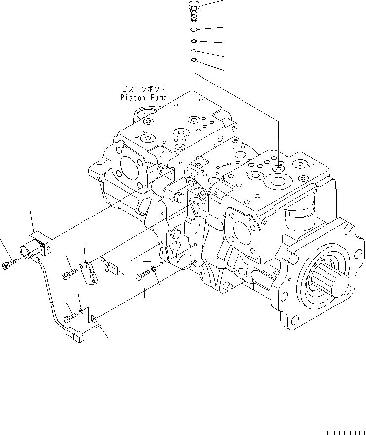Схема запчастей Komatsu D475A-5 - ПОРШЕНЬ НАСОС (/) ОСНОВН. КОМПОНЕНТЫ И РЕМКОМПЛЕКТЫ
