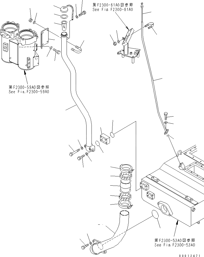 Схема запчастей Komatsu D475A-5 - СИЛОВАЯ ПЕРЕДАЧА (/)¤ GAUGE И ВСАСЫВ. ЛИНИЯ СИЛОВАЯ ПЕРЕДАЧА И КОНЕЧНАЯ ПЕРЕДАЧА