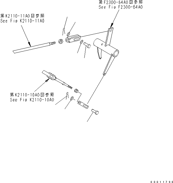 Схема запчастей Komatsu D475A-5 - ТОРМОЗ. ROD УПРАВЛ-Е СИЛОВАЯ ПЕРЕДАЧА И КОНЕЧНАЯ ПЕРЕДАЧА