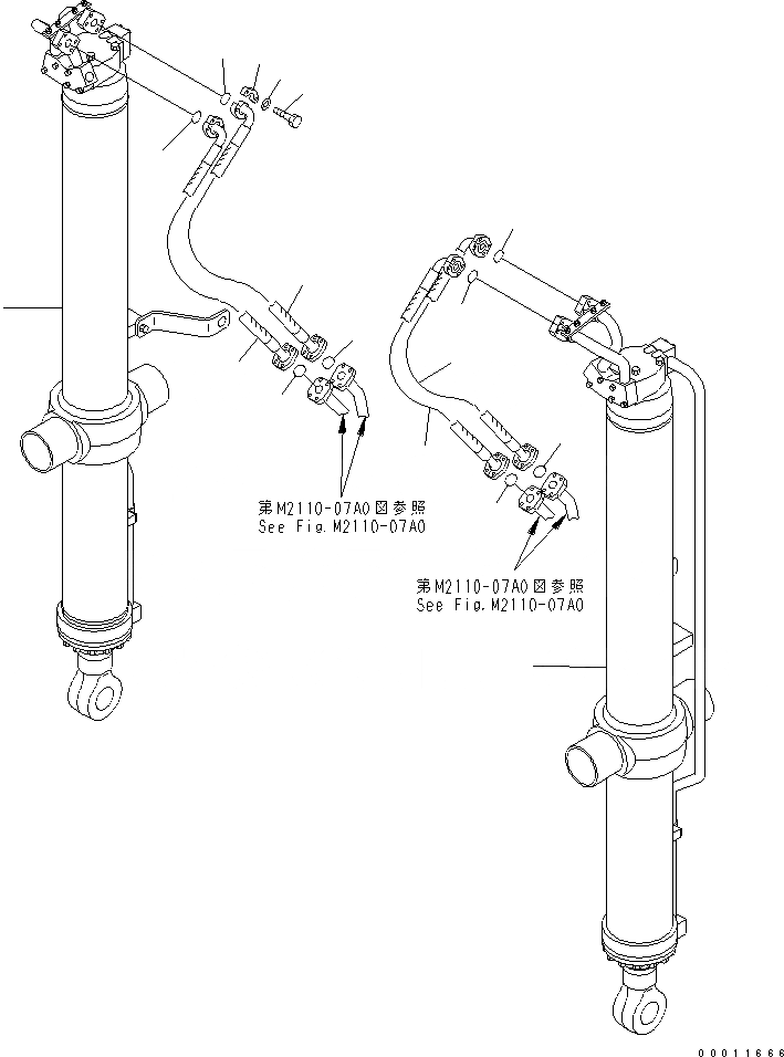 Схема запчастей Komatsu D475A-5 - ЦИЛИНДР ПОДЪЕМА ОТВАЛА (SUPER DOZER) РАБОЧЕЕ ОБОРУДОВАНИЕ