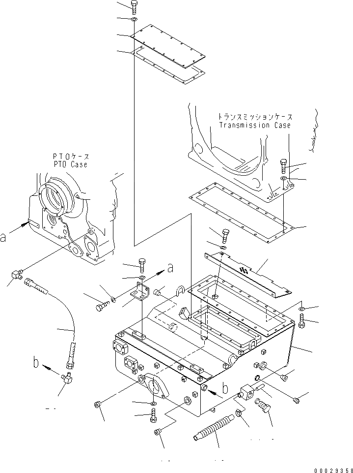 Схема запчастей Komatsu D475A-5A - СИЛОВАЯ ПЕРЕДАЧА (/) (БАК) (ДЛЯ МАСЛ. И ПОДОГРЕВАТЕЛЬ ХЛАДАГЕНТА)(№-) СИЛОВАЯ ПЕРЕДАЧА И КОНЕЧНАЯ ПЕРЕДАЧА