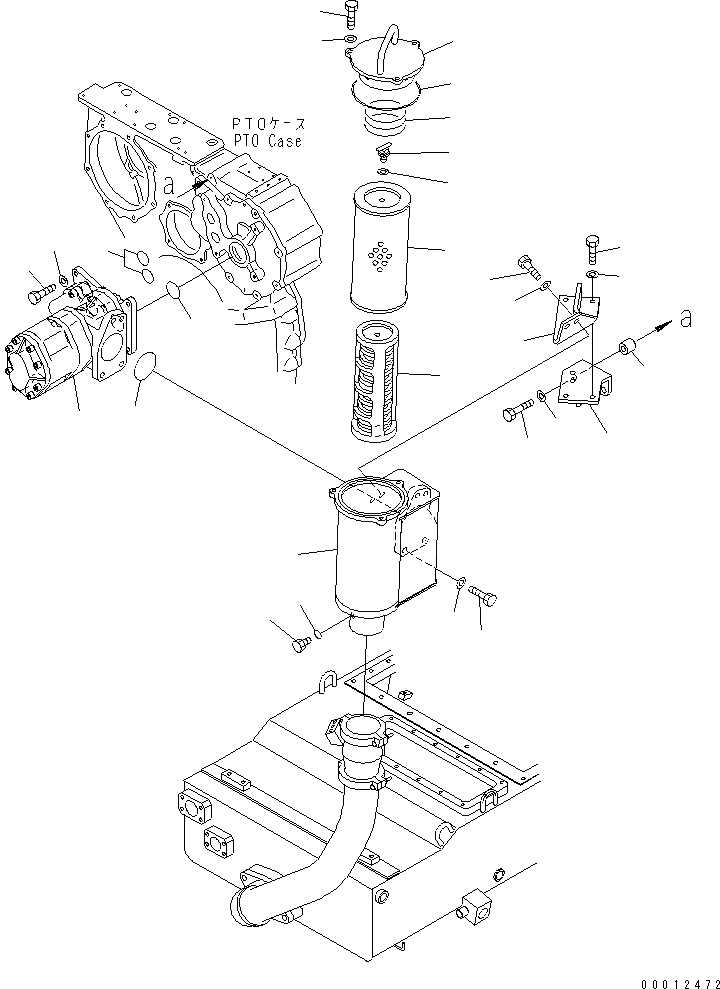 Схема запчастей Komatsu D475A-5E0 - СИЛОВАЯ ПЕРЕДАЧА (/)¤ ФИЛЬТР И НАСОС СИЛОВОЙ ЛИНИИ СИЛОВАЯ ПЕРЕДАЧА И КОНЕЧНАЯ ПЕРЕДАЧА