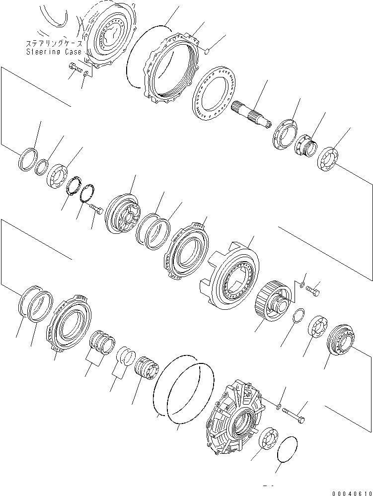 Схема запчастей Komatsu D475A-5E0 - РУЛЕВ. УПРАВЛЕНИЕ (/9)¤ БОРТОВ. ФРИКЦИОН И ТОРМОЗ. (/) СИЛОВАЯ ПЕРЕДАЧА И КОНЕЧНАЯ ПЕРЕДАЧА