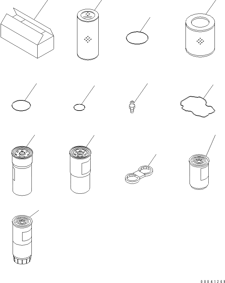 Схема запчастей Komatsu D475A-5E0 - ЗАП. ЧАСТИ АКСЕССУАРЫ