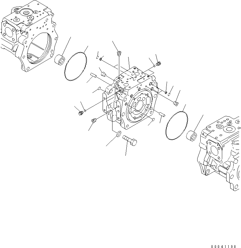 Схема запчастей Komatsu D475A-5E0 - ОСНОВН. НАСОС (/) ОСНОВН. КОМПОНЕНТЫ И РЕМКОМПЛЕКТЫ