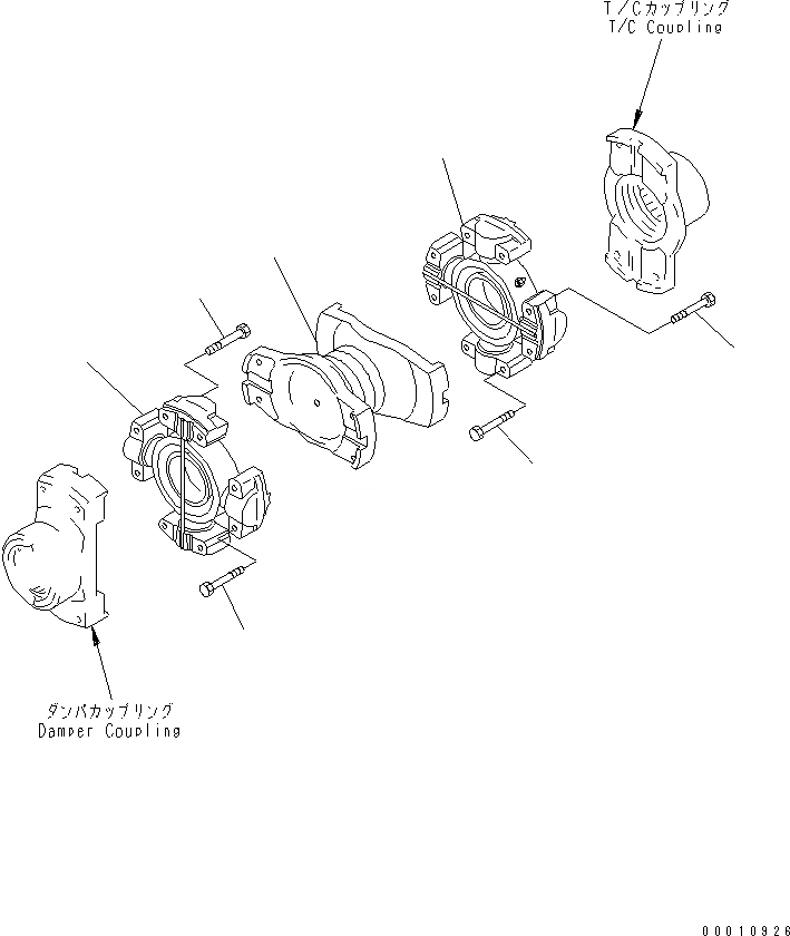 Схема запчастей Komatsu D475A-5E0 - КРЕСТОВИНА СИЛОВАЯ ПЕРЕДАЧА И КОНЕЧНАЯ ПЕРЕДАЧА