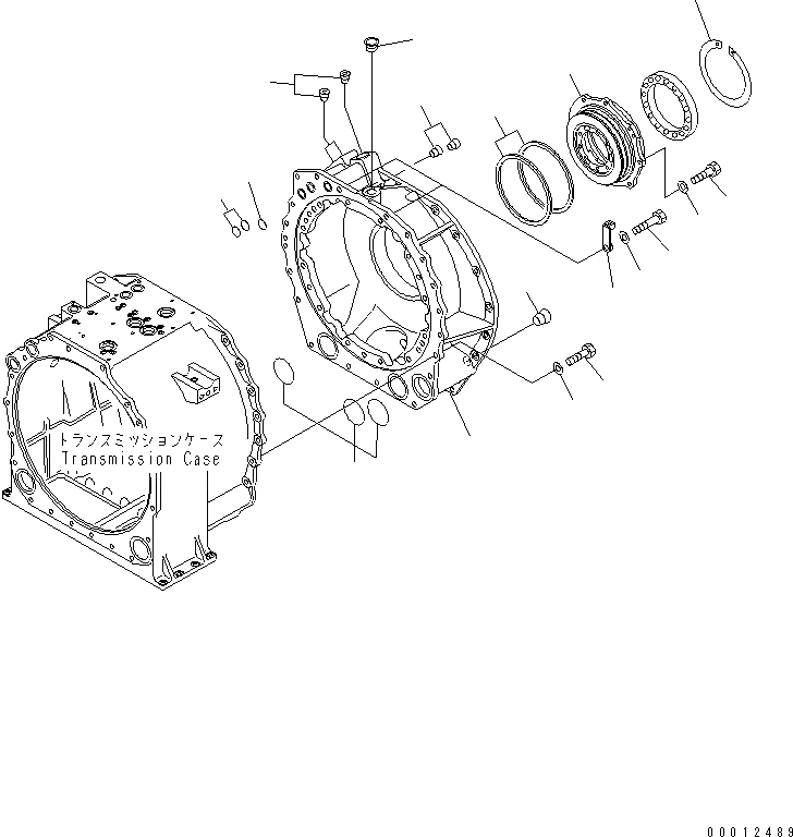 Схема запчастей Komatsu D475A-5E0 - ПЕРЕДАЧА СИЛОВАЯ ПЕРЕДАЧА И КОНЕЧНАЯ ПЕРЕДАЧА