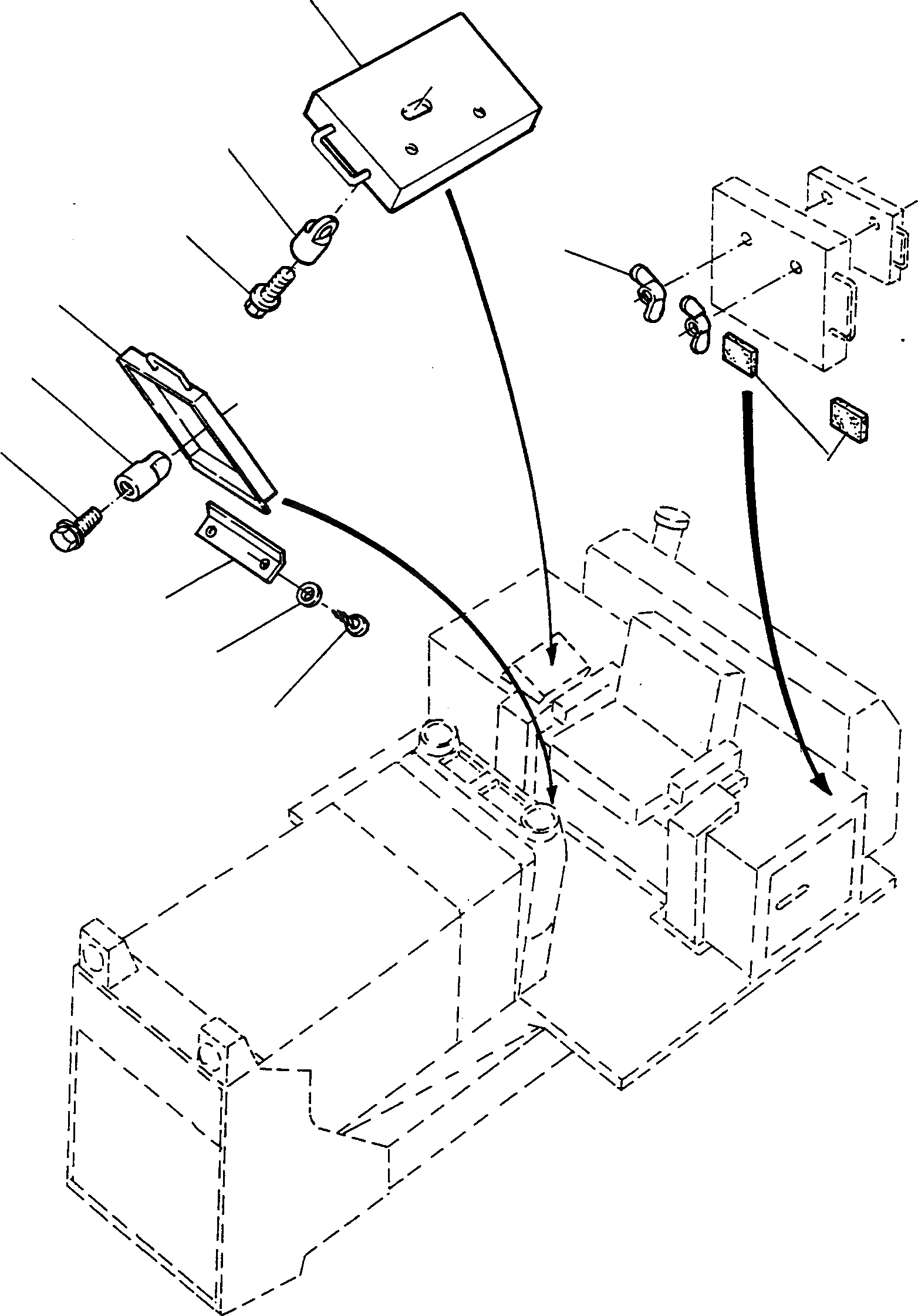 Схема запчастей Komatsu D500E Turbo - INSTRUMENT COVER ОБОРУД-Е