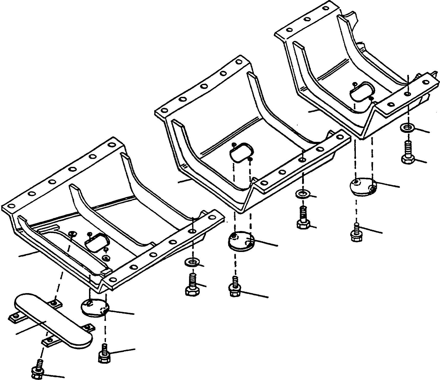 Схема запчастей Komatsu D500E Turbo - КУЗОВ GARD ШАССИ И SUPERSTRUCTURE