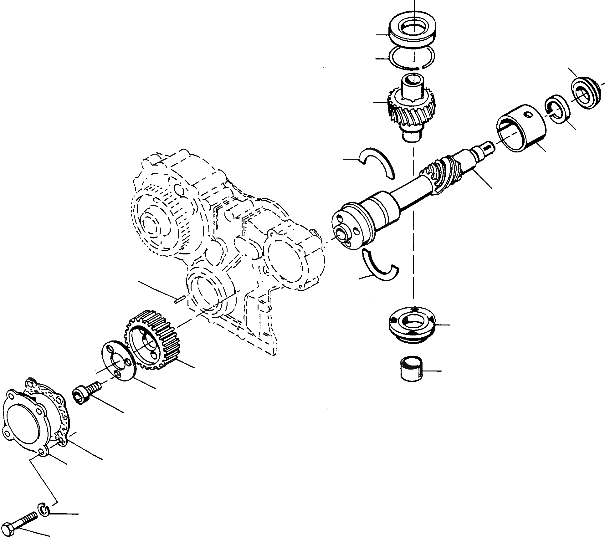 Схема запчастей Komatsu D500E Turbo - ПРИВОД ТОПЛ. НАСОСА ДВИГАТЕЛЬ, АКСЕССУАРЫ И ЭЛЕКТРИЧ. СИСТЕМА