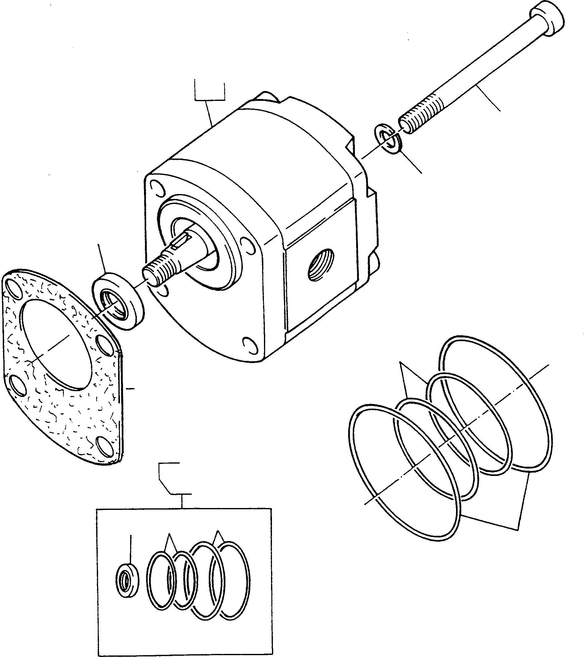 Схема запчастей Komatsu D500E Turbo - НАСОС РУЛЕВ. УПРАВЛ-Я СИСТЕМАУПРАВЛЕНИЯ ПОВОРОТОМ, ПЕРЕДНИЙ МОСТ, ТОРМОЗ. СИСТЕМА