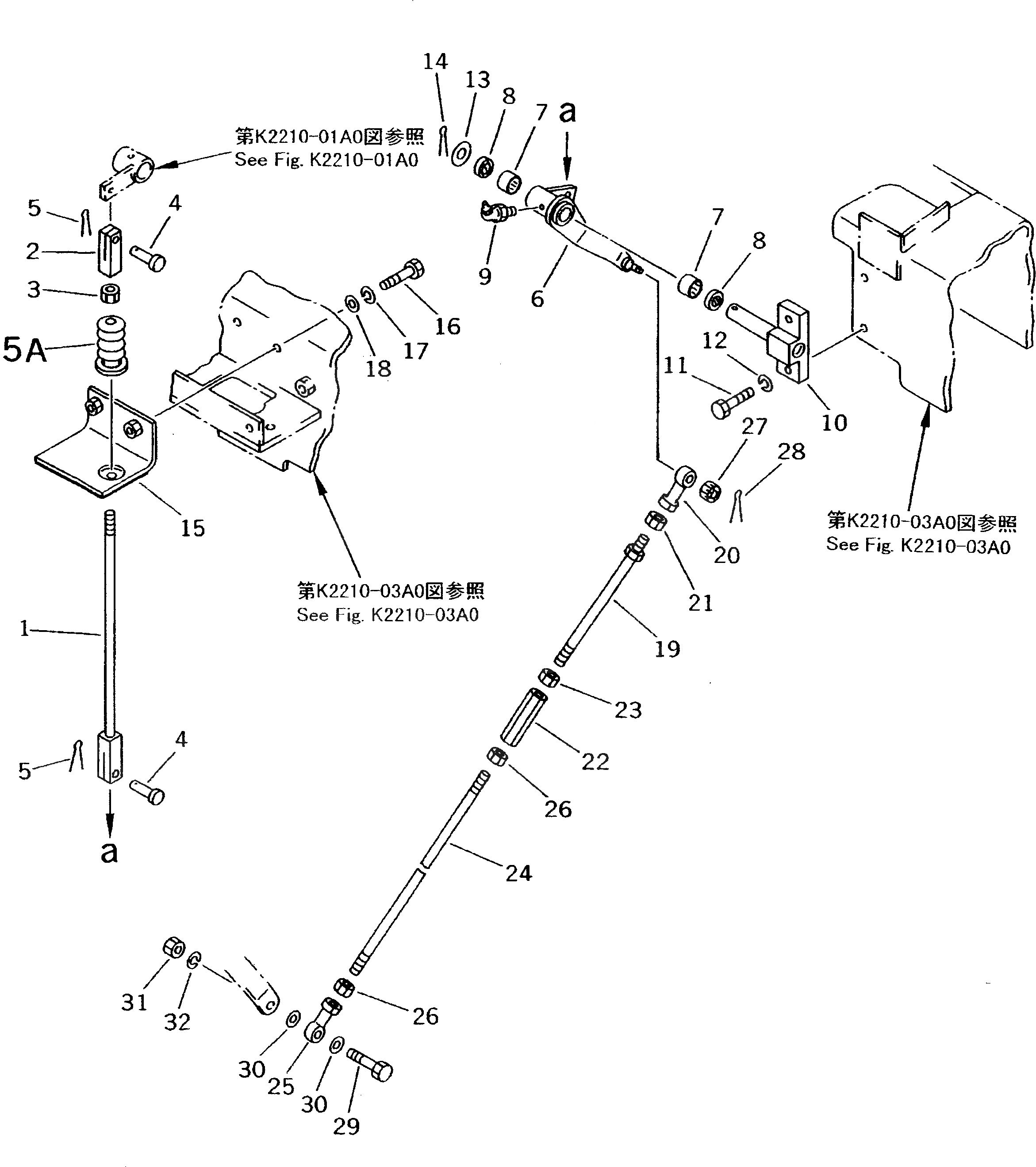 Схема запчастей Komatsu D50A-18 - МЕХАНИЗМ УПРАВЛ-Я ПОДАЧЕЙ ТОПЛИВА КАБИНА ОПЕРАТОРА И СИСТЕМА УПРАВЛЕНИЯ