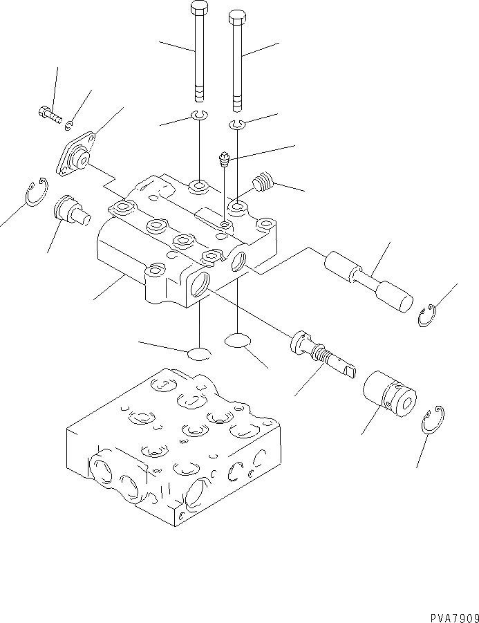 Схема запчастей Komatsu D53A-17 - ТОРКФЛОУ КЛАПАН УПРАВЛЕНИЯ ТРАНСМИССИЕЙ (/)(№8-87) СИЛОВАЯ ПЕРЕДАЧА И КОНЕЧНАЯ ПЕРЕДАЧА