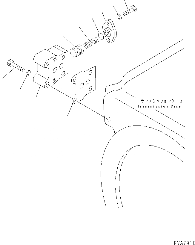 Схема запчастей Komatsu D53A-18 - ТОРКФЛОУ ТРАНСМИССИЯ (СМАЗЫВ. КЛАПАН) СИЛОВАЯ ПЕРЕДАЧА И КОНЕЧНАЯ ПЕРЕДАЧА