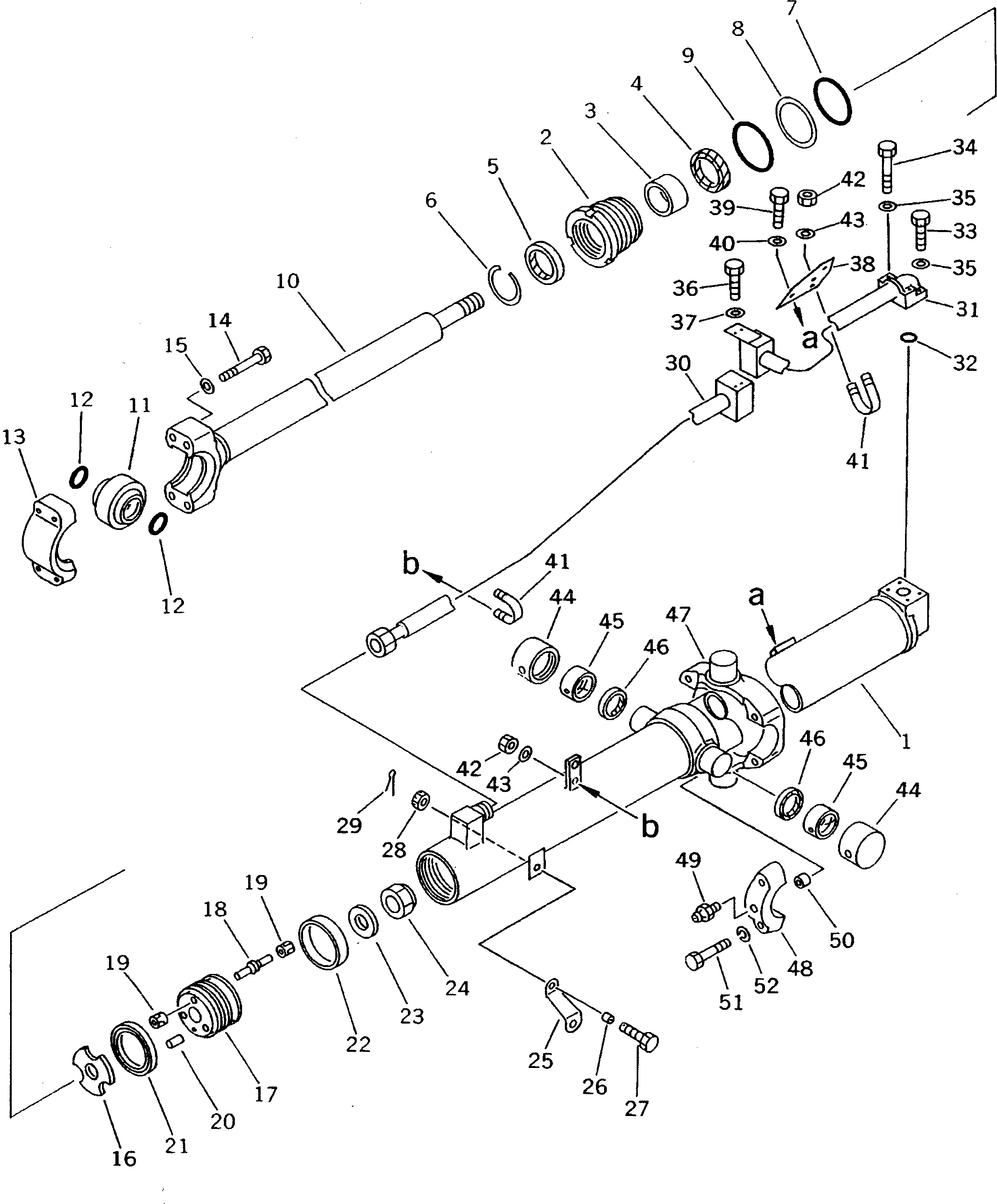 Схема запчастей Komatsu D53A-18 - ЦИЛИНДР ПОДЪЕМА ОТВАЛА (ДЛЯ ANGLE И ПРЯМ. ОТВАЛ С ПЕРЕКОСОМ)(№8-8) ОСНОВН. КОМПОНЕНТЫ И РЕМКОМПЛЕКТЫ