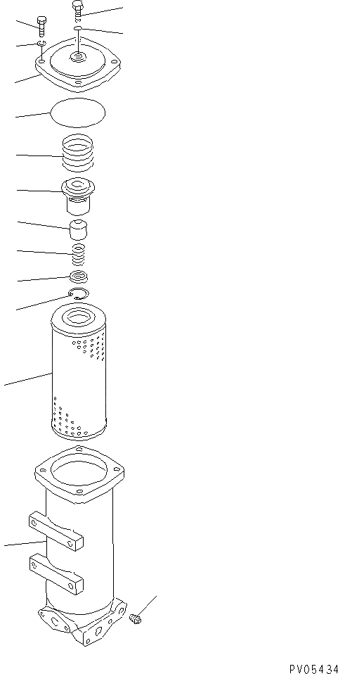 Схема запчастей Komatsu D53P-18A - ТРАНСМИССИЯ ФИЛЬТР. СИЛОВАЯ ПЕРЕДАЧА И КОНЕЧНАЯ ПЕРЕДАЧА