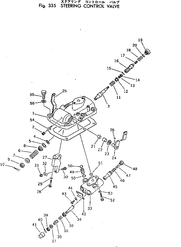 Схема запчастей Komatsu D53P-17 - КЛАПАН УПРАВЛЕНИЯ ПОВОРОТОМ СИЛОВАЯ ПЕРЕДАЧА И КОНЕЧНАЯ ПЕРЕДАЧА