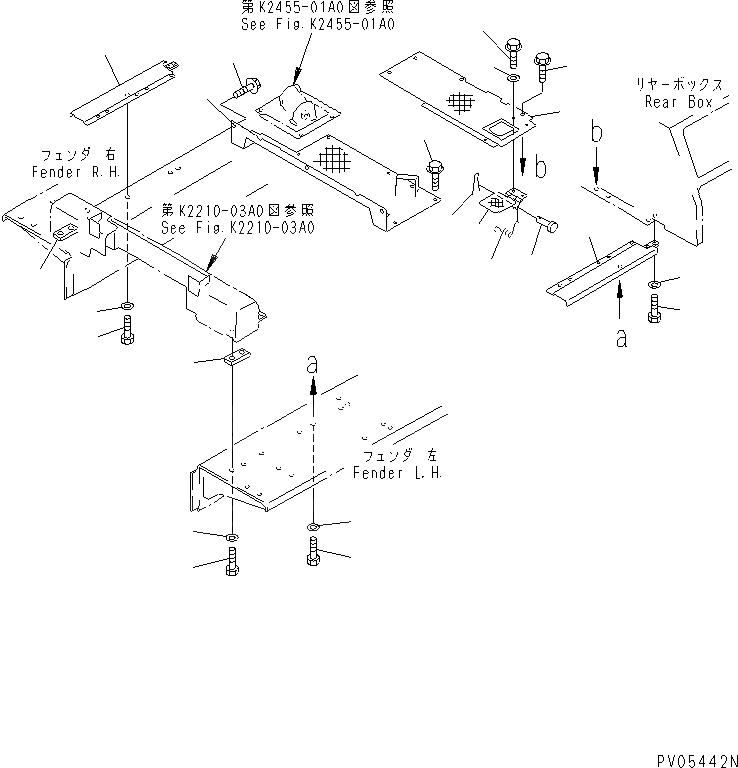Схема запчастей Komatsu D53P-18 - ПОЛ КАБИНЫ КАБИНА ОПЕРАТОРА И СИСТЕМА УПРАВЛЕНИЯ