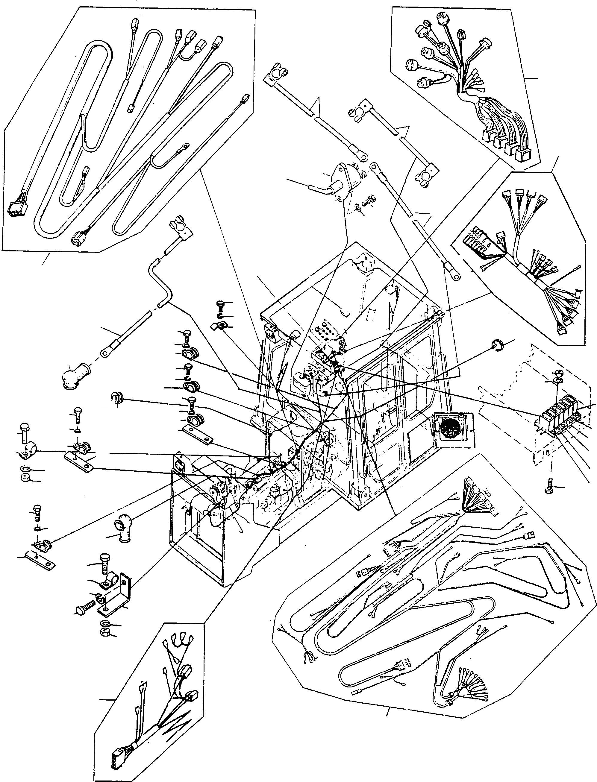 Схема запчастей Komatsu D540E - ЭЛЕКТРИЧ. СИСТЕМА ДВИГАТЕЛЬ, АКСЕССУАРЫ И ЭЛЕКТРИЧ. СИСТЕМА