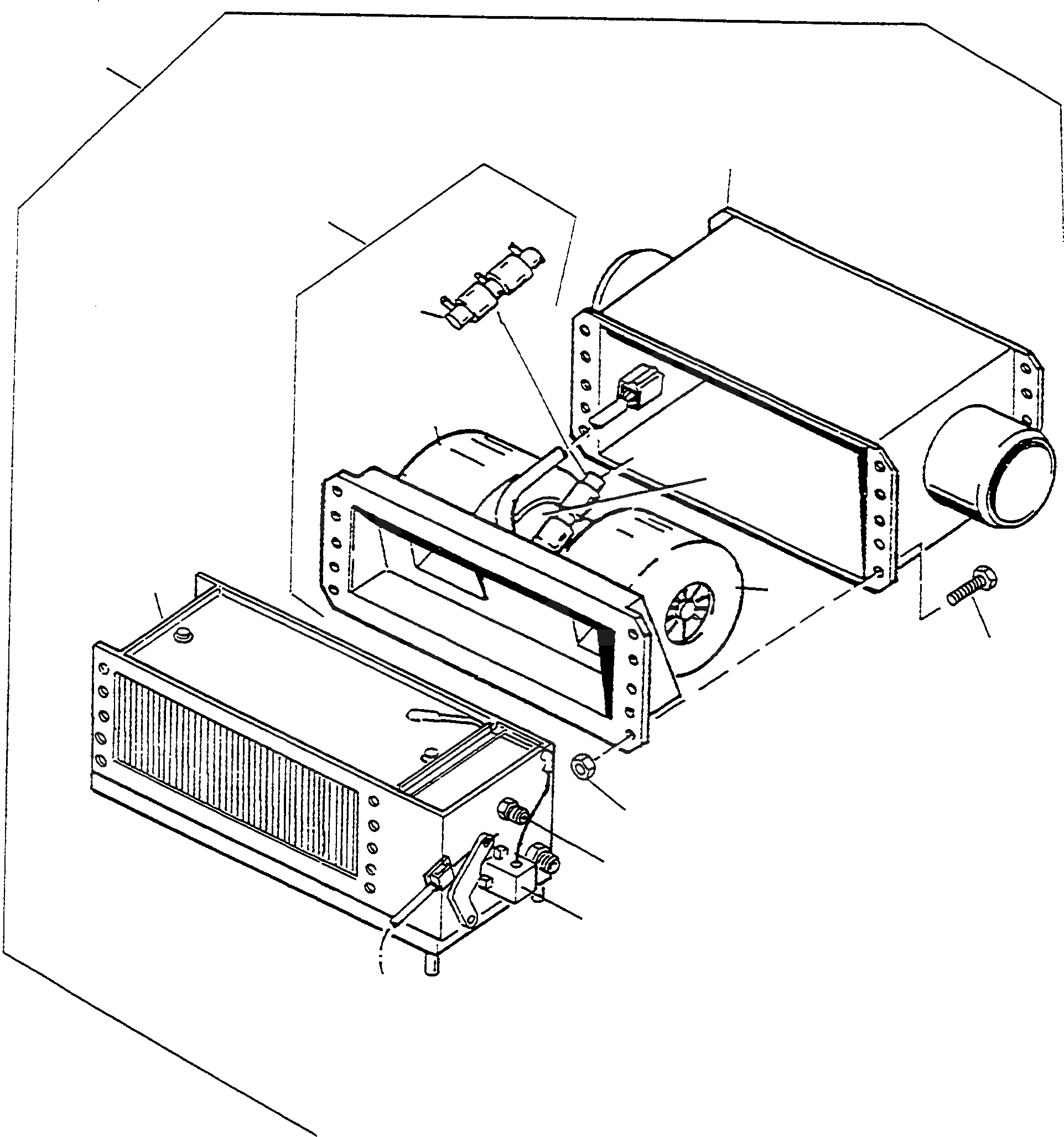 Схема запчастей Komatsu D540E - КОНДИЦ. ВОЗДУХА КОНДИЦ. ВОЗДУХА