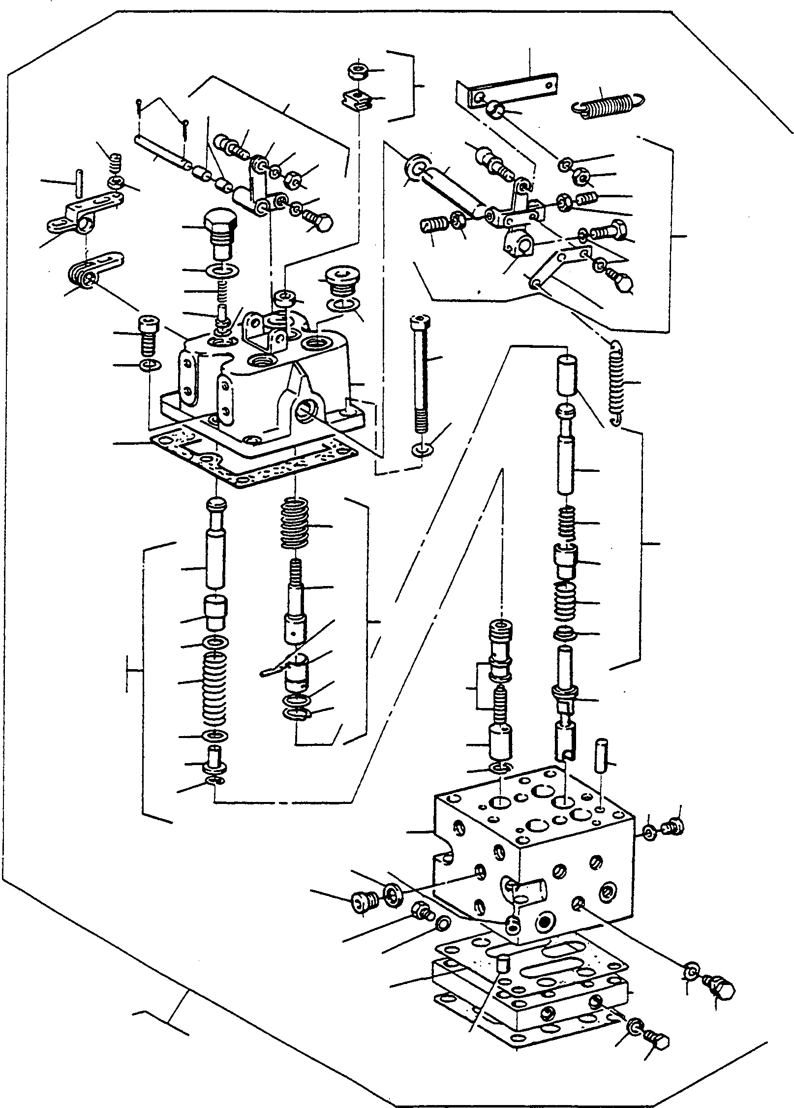 Схема запчастей Komatsu D570E - СИСТЕМАУПРАВЛЕНИЯ ПОВОРОТОМ, УПРАВЛЯЮЩ. КЛАПАН СИСТЕМАУПРАВЛЕНИЯ ПОВОРОТОМ, ПЕРЕДНИЙ МОСТ, ТОРМОЗ. СИСТЕМА