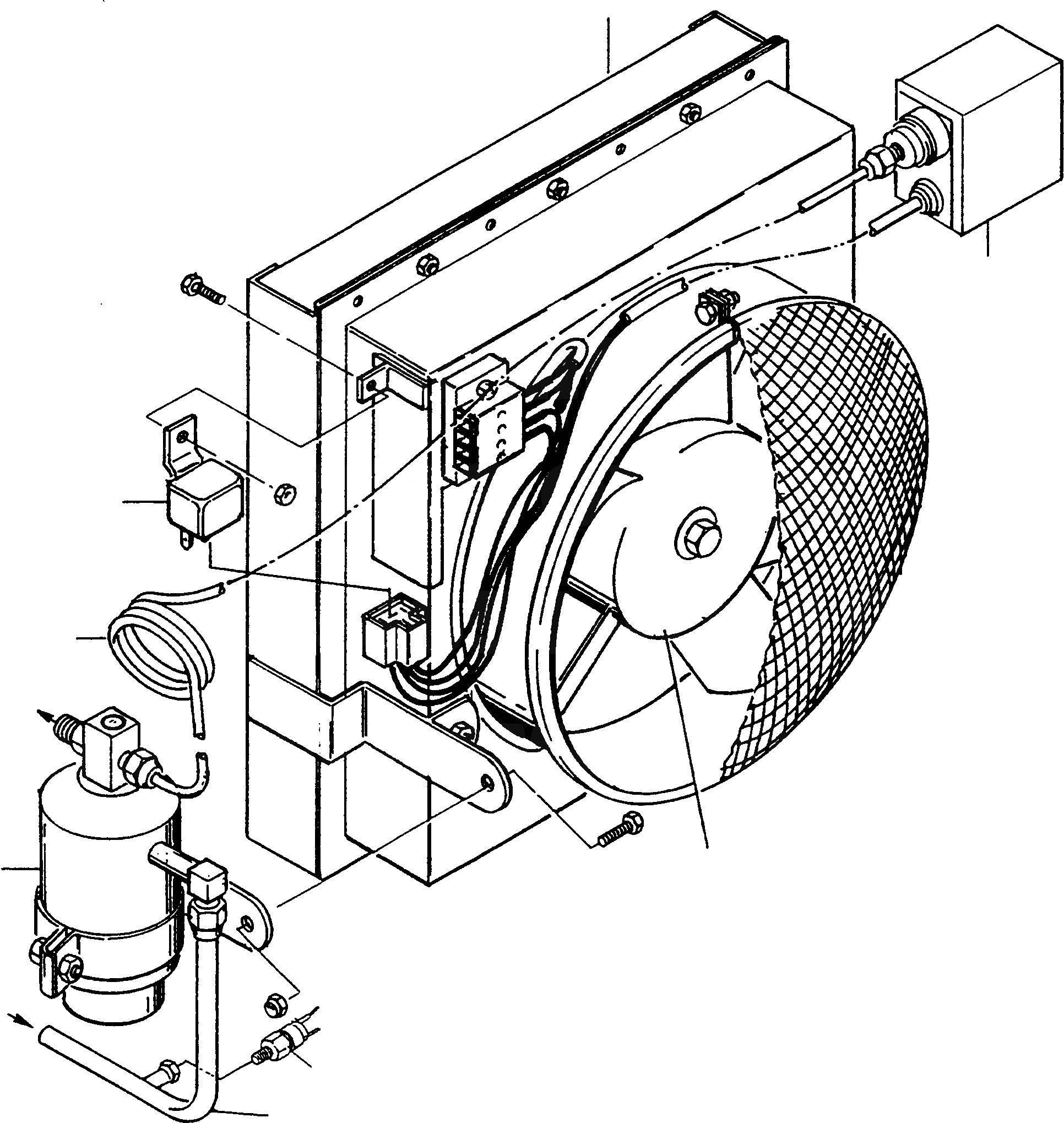 Схема запчастей Komatsu D570E - КОНДИЦ. ВОЗДУХА КОНДИЦ. ВОЗДУХА