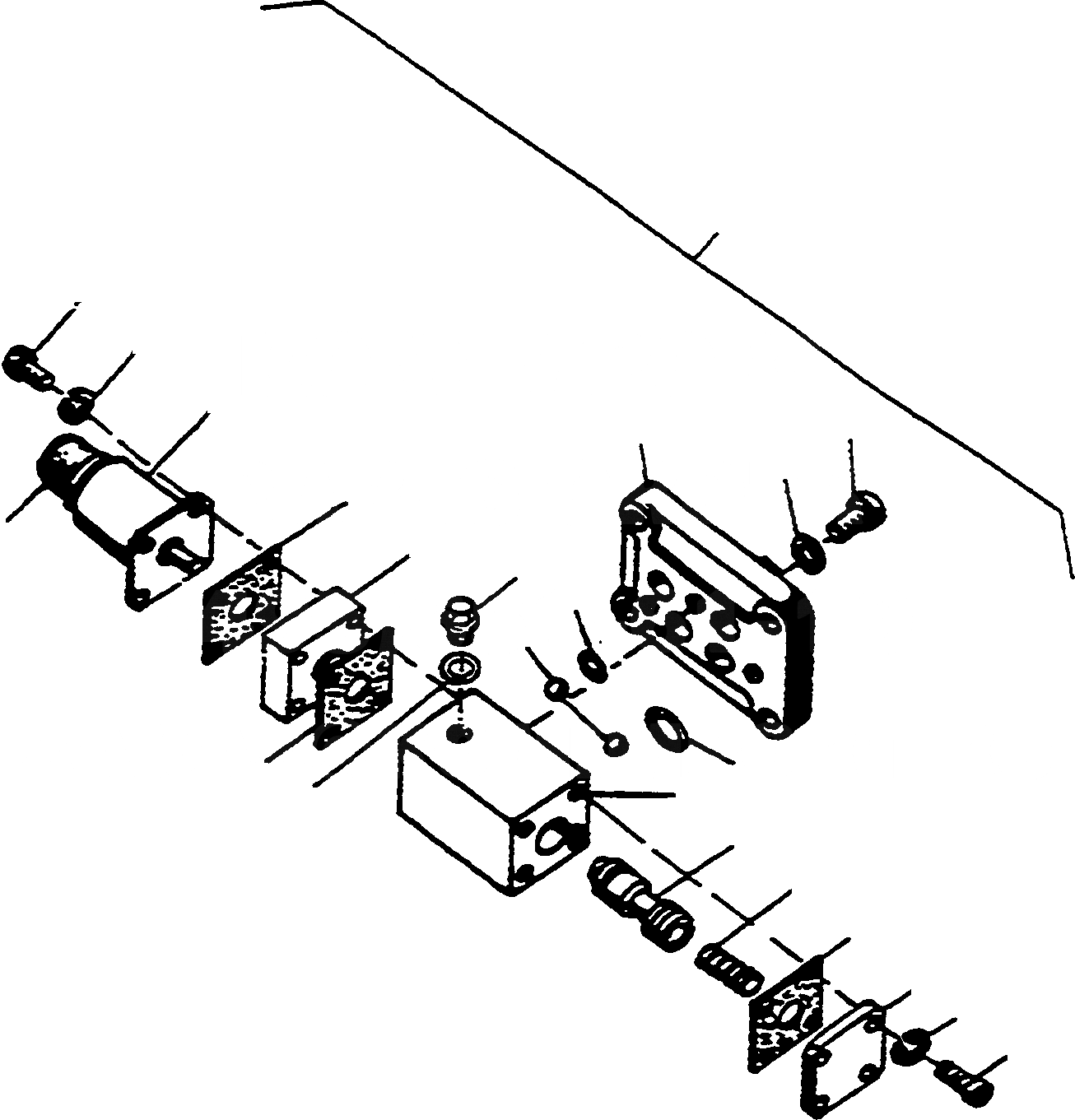 Схема запчастей Komatsu D570E - BY-PASS КЛАПАН ТРАНСМИССИЯ И ЗАДН. МОСТ