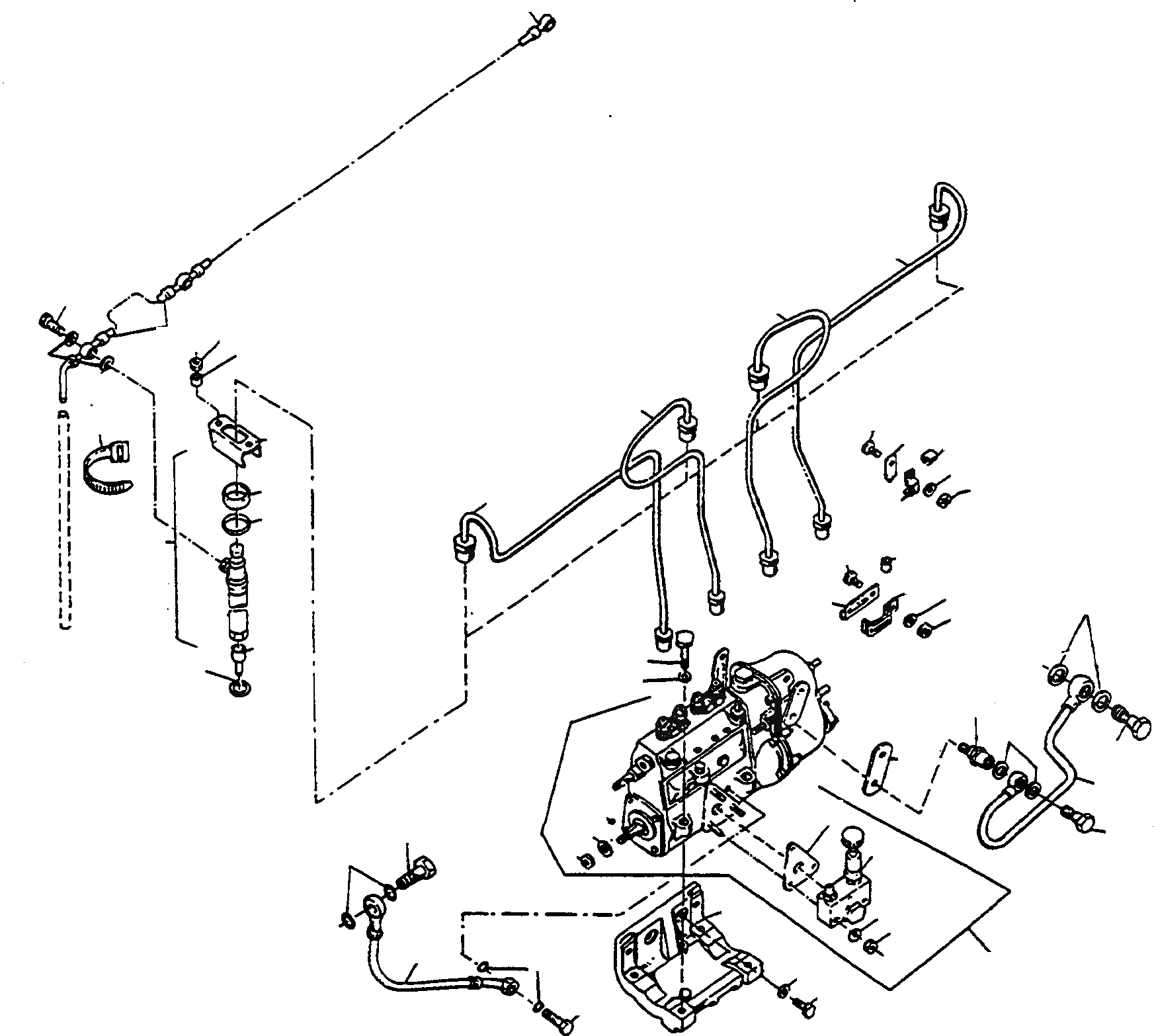 Схема запчастей Komatsu D570E - ВПРЫСК СИСТЕМА ДВИГАТЕЛЬ, АКСЕССУАРЫ И ЭЛЕКТРИЧ. СИСТЕМА