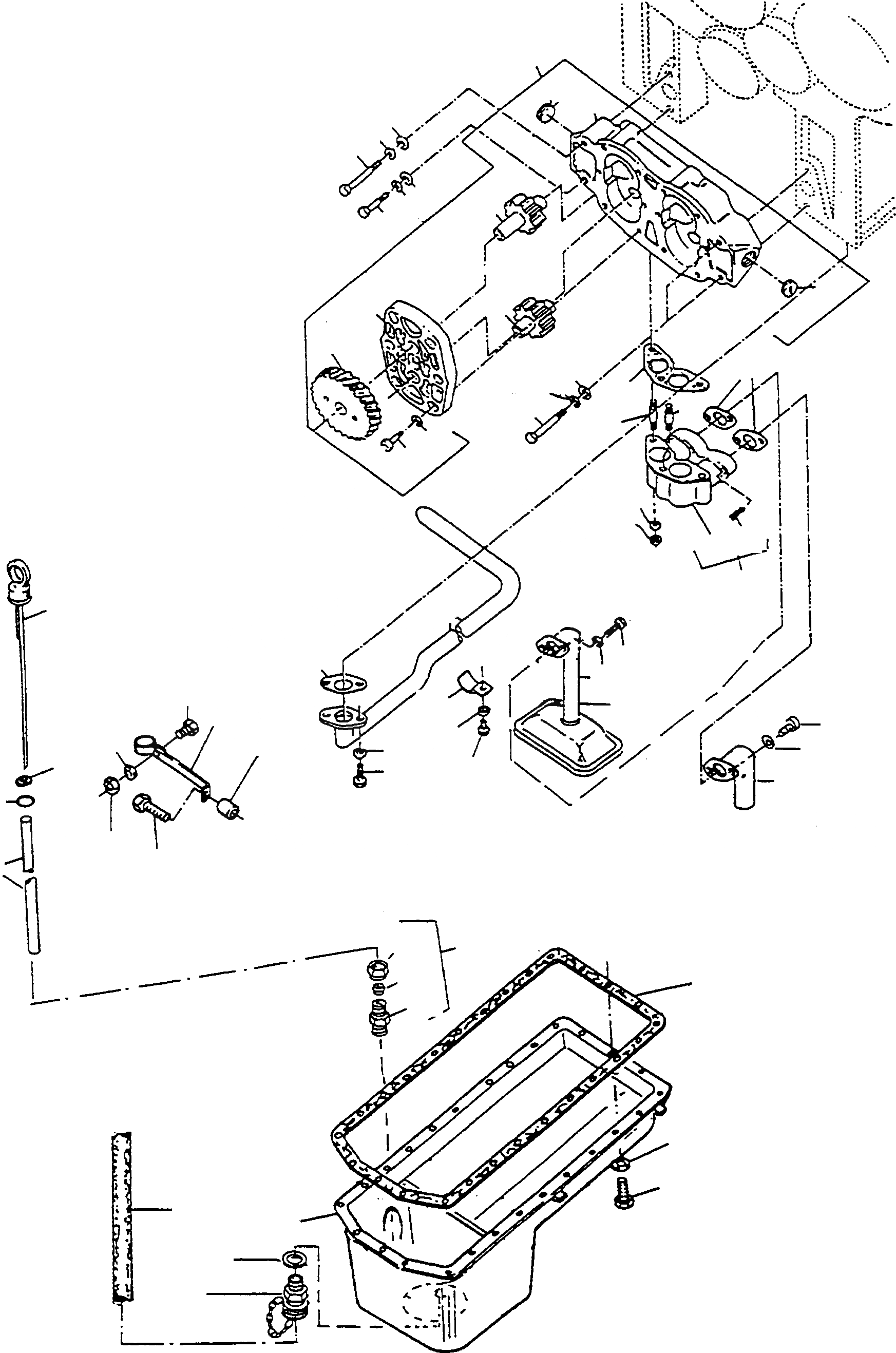 Схема запчастей Komatsu D570E - ДВИГАТЕЛЬ СМАЗКА ДВИГАТЕЛЬ, АКСЕССУАРЫ И ЭЛЕКТРИЧ. СИСТЕМА
