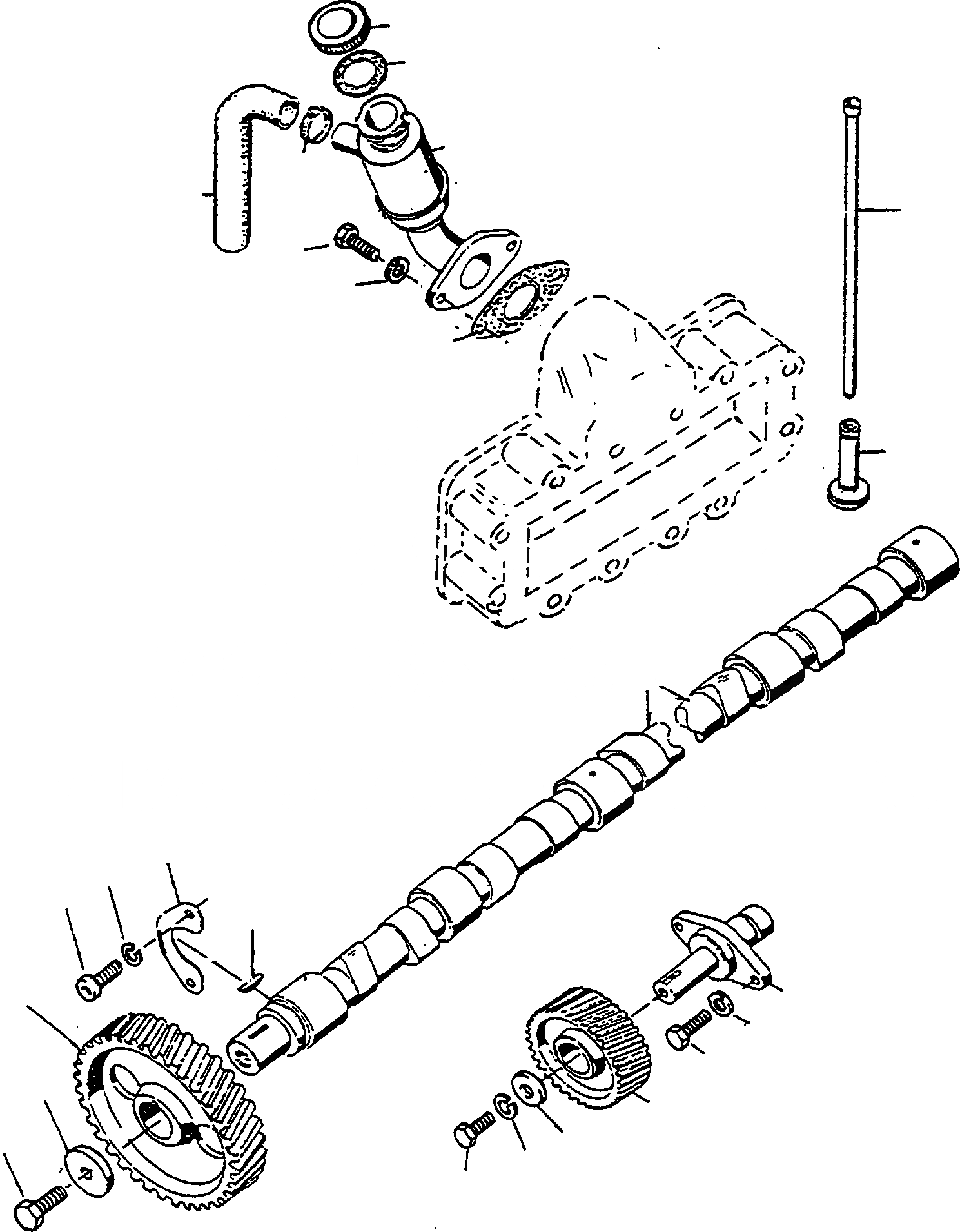 Схема запчастей Komatsu D570E - ДВИГАТЕЛЬ TIMING ПРИВОД ДВИГАТЕЛЬ, АКСЕССУАРЫ И ЭЛЕКТРИЧ. СИСТЕМА