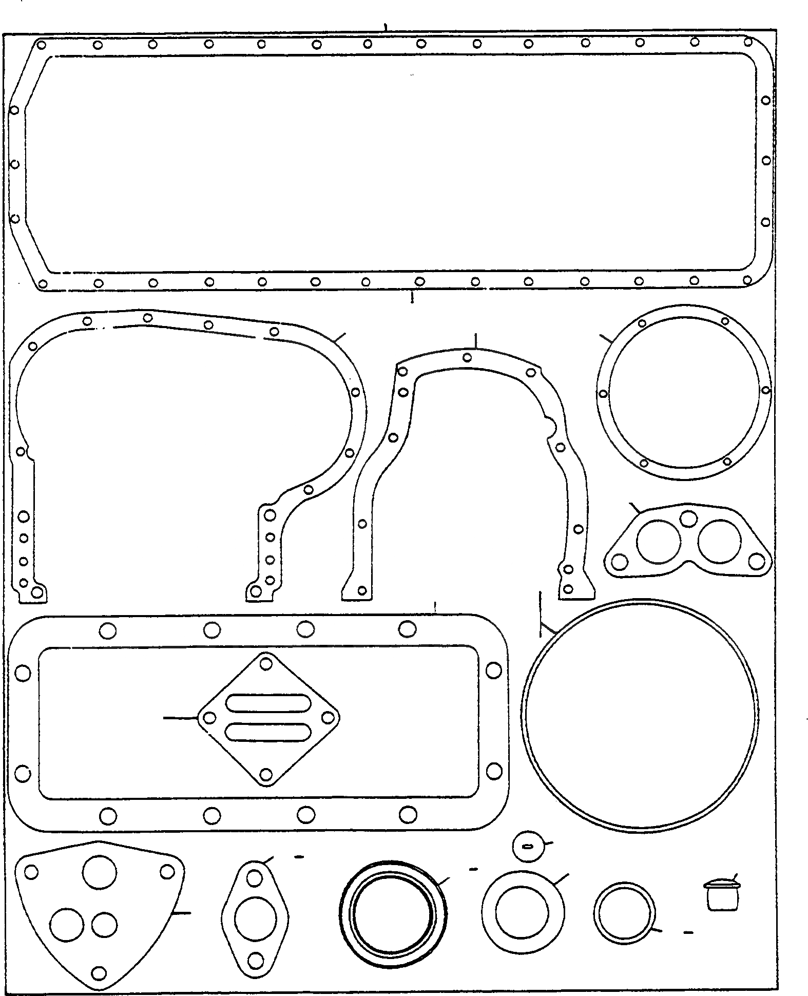 Схема запчастей Komatsu D570E - КОМПЛЕКТ ПРОКЛАДОК, ЦИЛИНДР BLOC ДВИГАТЕЛЬ, АКСЕССУАРЫ И ЭЛЕКТРИЧ. СИСТЕМА